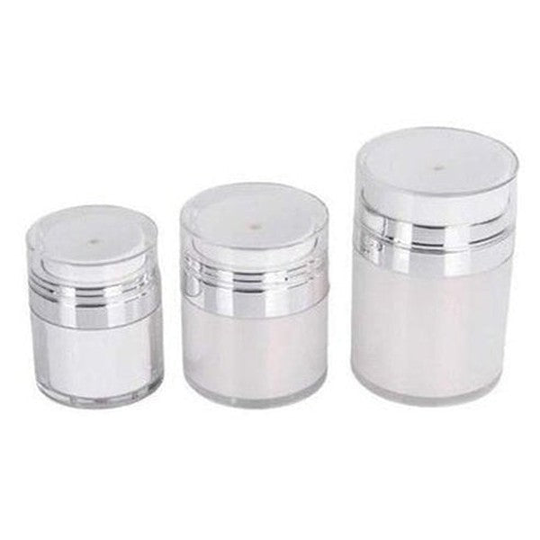 Refillable Airtight Press Face Cream Dispenser Jar