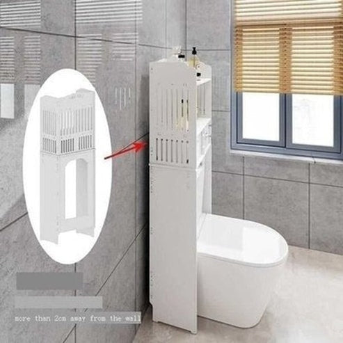 Vanity Wooden Bathroom Cabinet Over Toilet. Storage Cabinet and Space Saver for Mounting on WC Bathroom. Bathroom Accessories. Type: Bathroom Accessory Mounts.