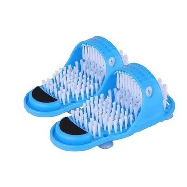 Shower Foot Scrubber Massager Cleaner Spa Exfoliating Washer Wash Slipper Tools Bathroom Bath Foot Brushes Remove Dead Skin. Type: Bathroom Accessories