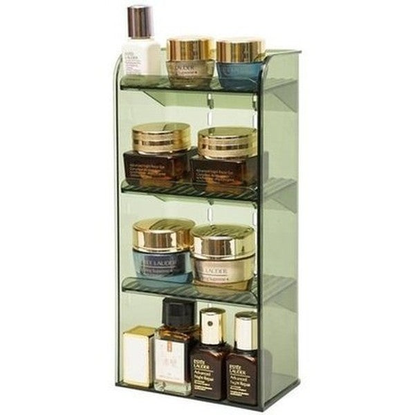 Cosmetic Storage Organizer Box Lipstick Holder Jewelry Organizer Clear Makeup Brush Shelf Desktop Dressing Table. Storage & Organization: Household Storage Containers.