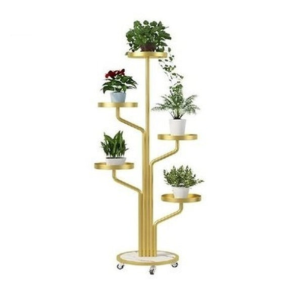 Simple Modern Living Room Floor Type Indoor Iron Flower Pot Frame Balcony Fleshy Plant Layer Rack. Decor. Type: Garden Pot Saucers & Trays.