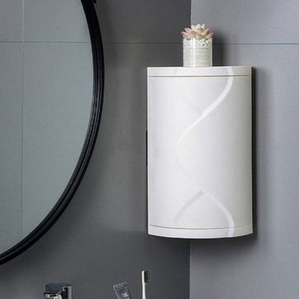 2 Layer Shower Corner Shampoo Shelf Storage 360 Rotating Wall-Mounted Shelf Shampoo Cosmetics Household Bathroom. Product Type: Bathroom Accessory Mounts.