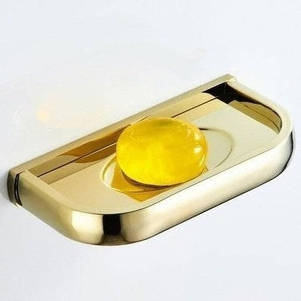 Gold Wall Mounted Bathroom Soap Dish Holder