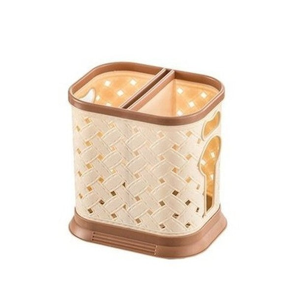 3 Grid Plastic Knife Cage Hollow Drain Cutlery Holder Knives Spoon Fork Storage Rack Container Kitchen Organizer. Kitchen Organizers. Type: Knife Blocks & Holders.