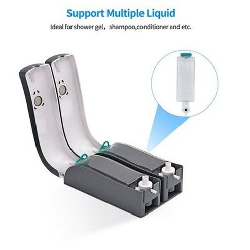 Shampoo soap dispenser Wall-mounted Manual Hand Soap Dispenser Pump Shampoo Lotion Shower Gel Container. Bathroom Accessories. Soap and Lotion Dispensers