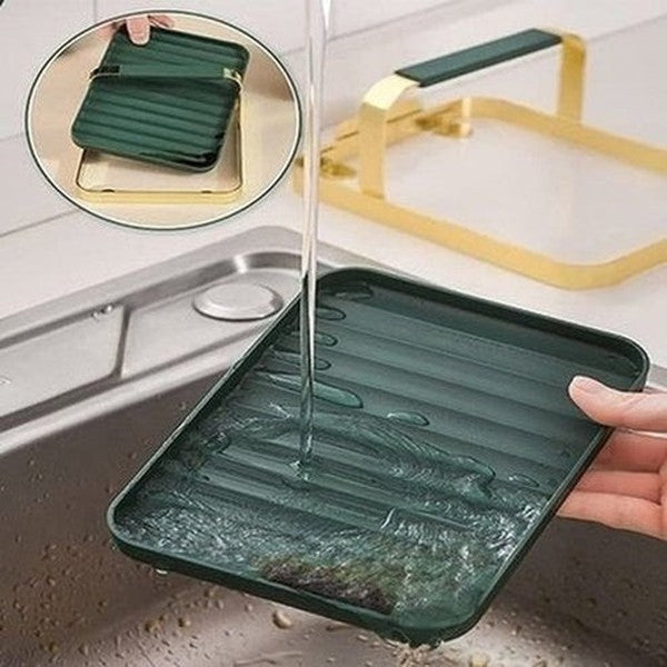 Kitchen Pot Lid Storage Rack Organizer Shelf Luxury Metal Easy Clean Spoons Pad Bracket Pot Cover Holder. Kitchen Organizers: Kitchen Utensil Holders and Racks.