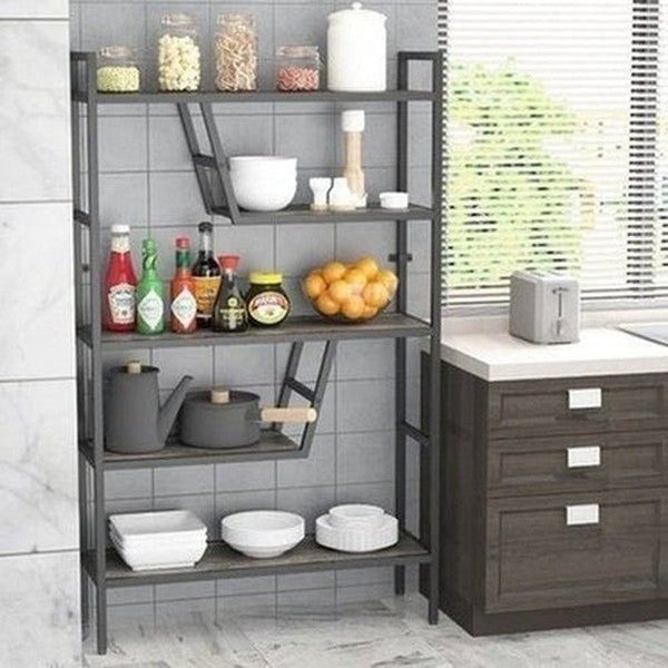 5-Tier Metal Adjustable DIY Storage Shelving Rack