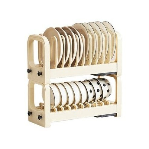 Bowl and Dish Storage Rack, Multifunctional Adjustable Tableware Rack, Kitchen Countertop, Pull-out and Drainage Dish Holder Rack. Dish Racks and Drain Boards