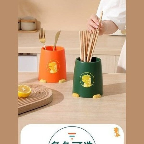 Cartoon Dinosaur Knife Rack