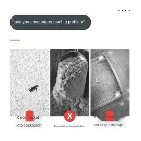 Insect-Proof Sealed Apple-Shaped Rice Storage Box