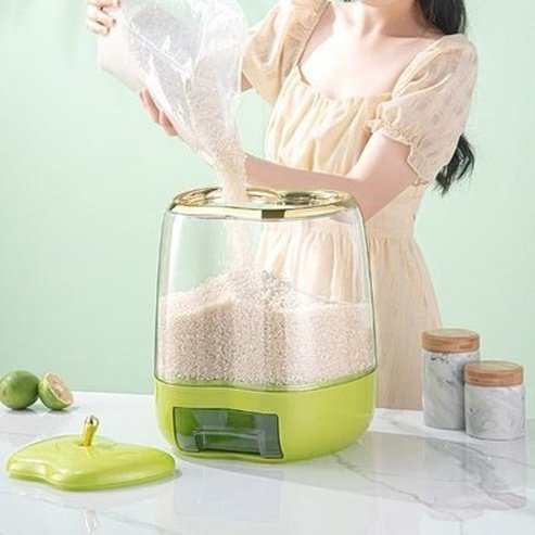 Insect-Proof Sealed Apple-Shaped Rice Storage Box