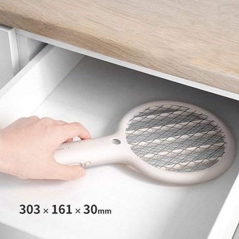 Mini Electric Fly Swatter Racket with Light Handheld Personal Bug Zapper Mosquito Zapper Rechargeable 3 Layer Electric Grid: Type: Mosquito Nets & Insect Screens.