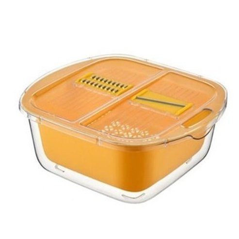 2 In 1 Cleaning Fruit Vegetable Plastic Slicer