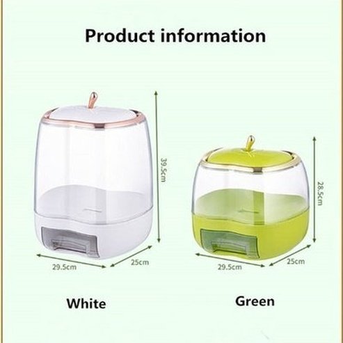 Insect-Proof Sealed Apple-Shaped Rice Storage Box