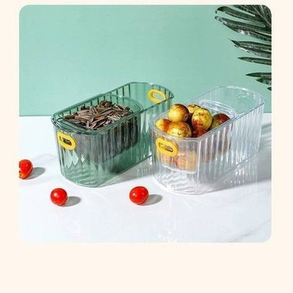 Double Acrylic Snacks Box