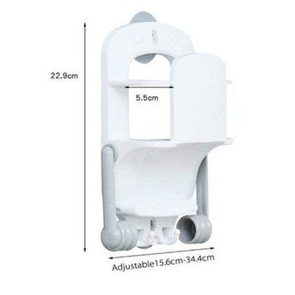 Wall Hanging Kitchen Roll Holder Transparent Film Rack