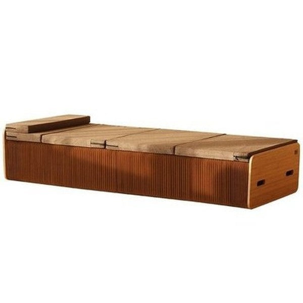 Expandable Durable Pressboard Cardboard Bed Creative Kraft Paper Folding Bed Bedroom Furniture Single Folding Guest Bed Folding Bed With Thick Memory Foam