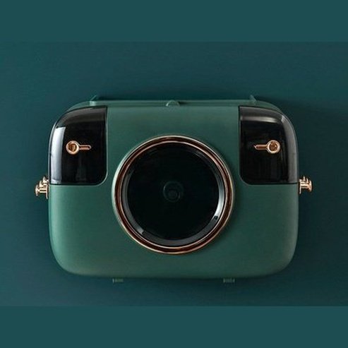 Camera Shape Waterproof Tissue Box Toilet Roll Paper Storage Rack Paper Towel Dispenser Wall Mounted Roll Paper Holder Rack. Type: Toilet Paper Holders.