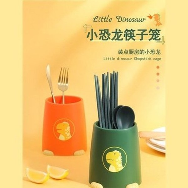 Cartoon Dinosaur Knife Rack