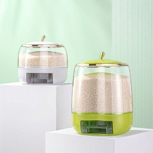 Insect-Proof Sealed Apple-Shaped Rice Storage Box