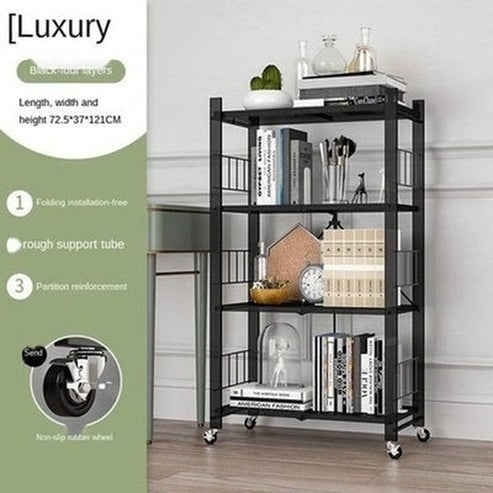 Rolling Multi-layer Storage Shelving