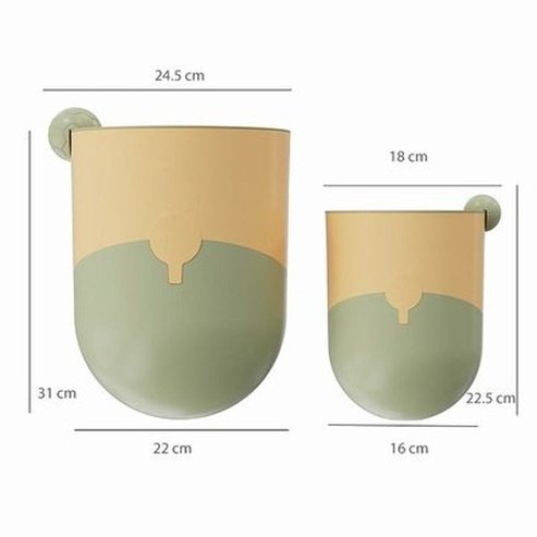 Multipurpose Tilting Waste Bin With Bag Attachment. Round multi-purpose waste bin with lid for the home. Household Cleaning. Type: Trash Cans & Wastebaskets.