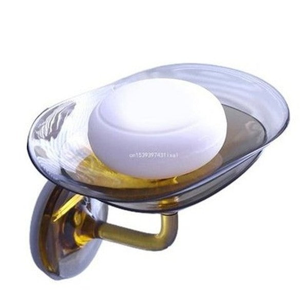 Wall-Mounted Flower Shape Soap Storage Dish Drain Soap Box Drain Free Punching Soap Drainage Rack. Bathroom Accessories. Type: Soap Dishes & Holders.