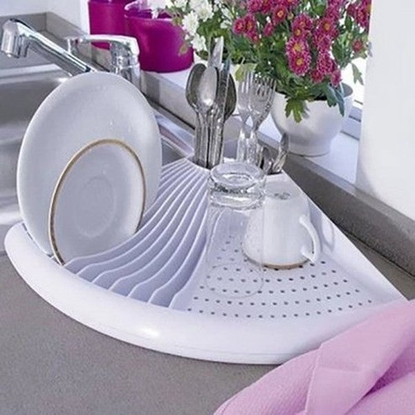 Corner Dish Drying Rack