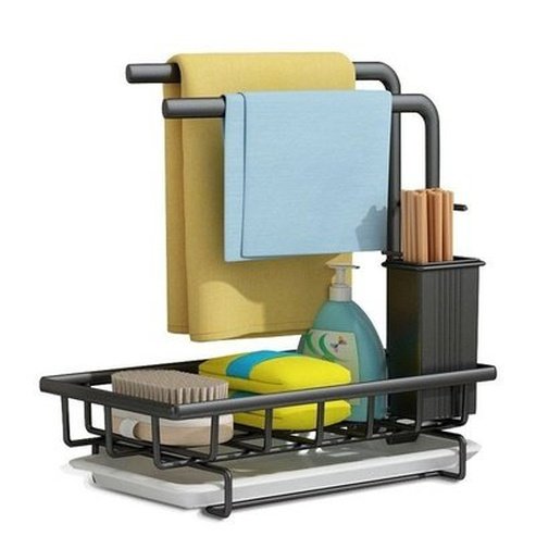 Sink Holder Rack For Sponge And Kitchen Soap