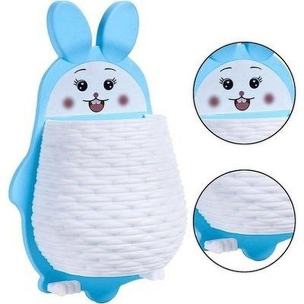 Bunny Wall Sundries Organizer Bunny Wall Organizer, Cute Bunny Shape Makeup Tool Organizer Box Wall Mounted Easy Install. Type: Storage Hooks & Racks