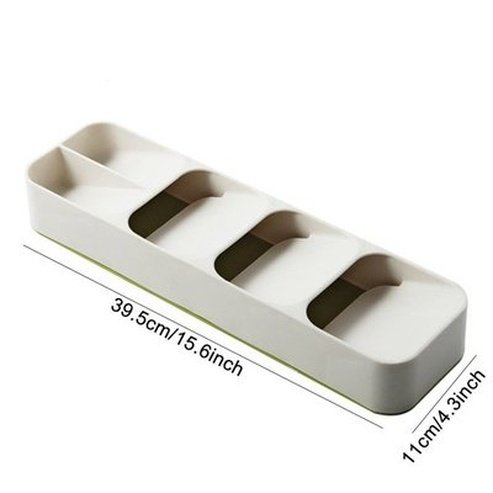 Cutlery Drawer Organizer Tray Holder Knife Spoon Forks Tableware Organizer Spice Bottle Container Knives Block Shelf. Kitchen Organizers: Knife Blocks & Holders.