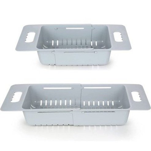 Dish Drainer Rack Kitchen Sink Colander Over Sink Shelves Collapsible Strainer Drain Basket Extendable Storage Organize. Product Type: Colanders & Strainers