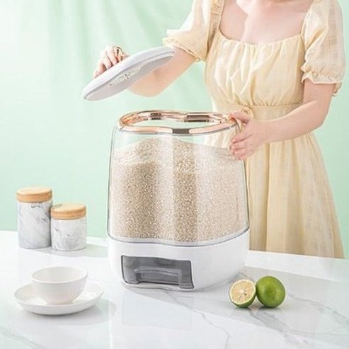 Insect-Proof Sealed Apple-Shaped Rice Storage Box