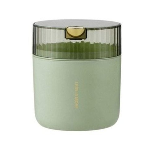 Push-button Opening Desktop Trash Can With Lid