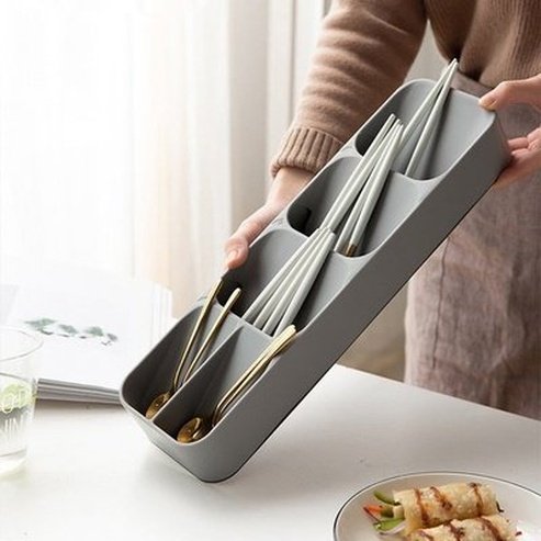 Cutlery Drawer Organizer Tray Holder Knife Spoon Forks Tableware Organizer Spice Bottle Container Knives Block Shelf. Type: Household Drawer Organizer Inserts.
