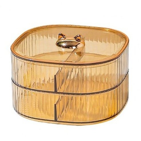 2/3 Tiers Elegant Acrylic Food Storage Case Snack Box Nuts Case Good Sealing Food Storage Cartoon Round Nuts Box. Food Storage. Type: Food Storage Containers.