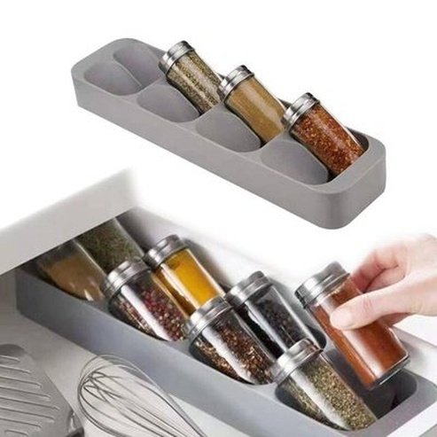 Cutlery Drawer Organizer Tray Holder Knife Spoon Forks Tableware Organizer Spice Bottle Container Knives Block Shelf. Type: Household Drawer Organizer Inserts.