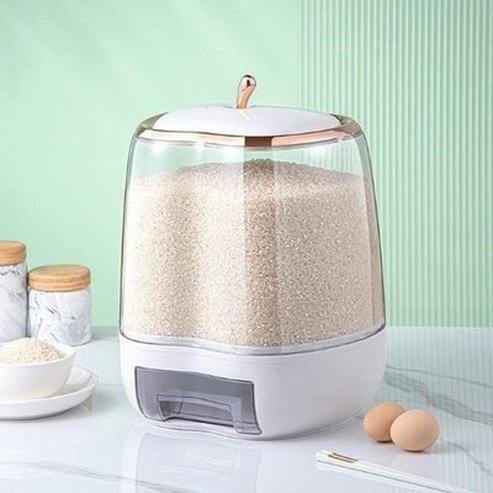 Insect-Proof Sealed Apple-Shaped Rice Storage Box