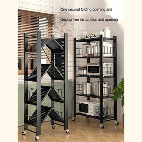 Rolling Multi-layer Storage Shelving