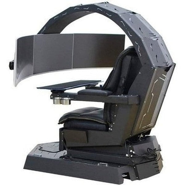 Comfortable High Back Gaming Chair Racing Simulator Scorpion Gaming Cockpit 5 Screens Computer LED Lights Ergonomic Massage. Furniture. Type: Gaming Chairs.