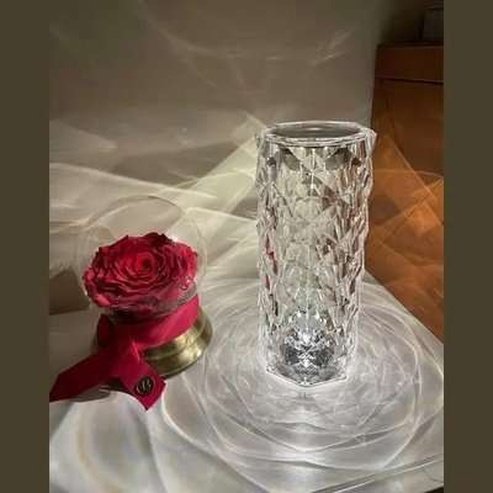 Sophisticated LED Crystal Lamp with High-Quality Craftsmanship