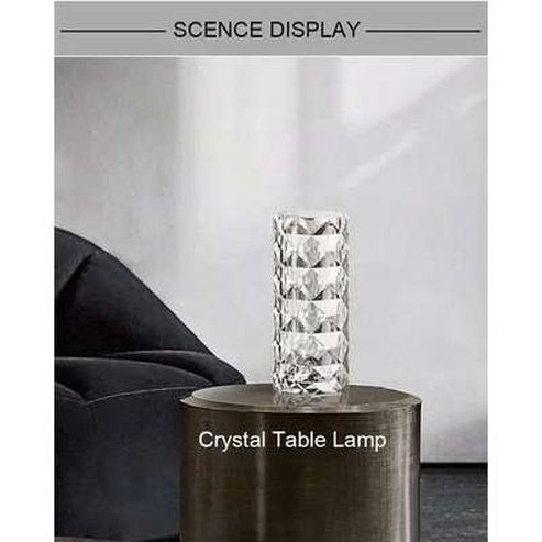 Sophisticated LED Crystal Lamp with High-Quality Craftsmanship