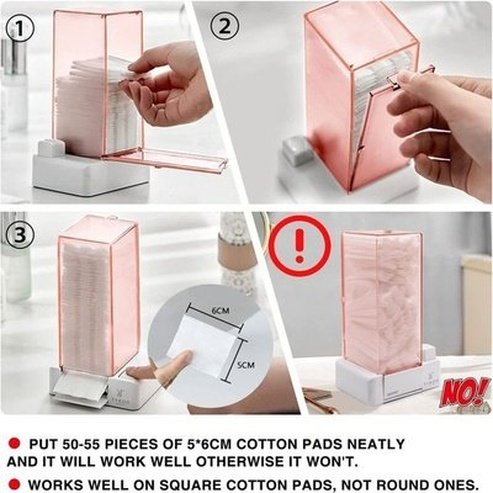 Automatic Cotton Pad Dispenser Press Type