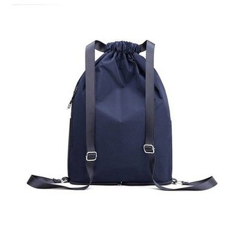 Embroidered Drawstring Backpack Backpacks Embroidered Drawstring Foldable Backpack
