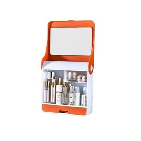 Makeup Storage Box Bathroom Accessory Mounts No Drill Wall Mount Cosmetic Storage Box – Dondepiso