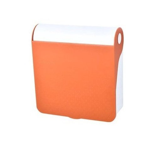 Makeup Storage Box Bathroom Accessory Mounts Orange No Drill Wall Mount Cosmetic Storage Box – Dondepiso