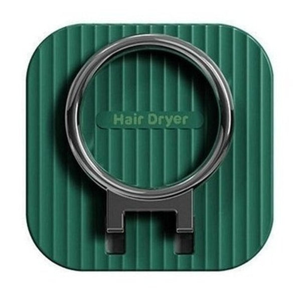 Hair Dryer Storage Holder Bathroom Accessory Mounts Green Wall-Mounted Hanging Hair Dryer Storage Holder · Dondepiso