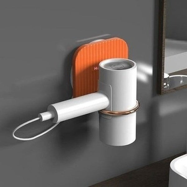 Hair Dryer Storage Holder Bathroom Accessory Mounts Wall-Mounted Hanging Hair Dryer Storage Holder · Dondepiso