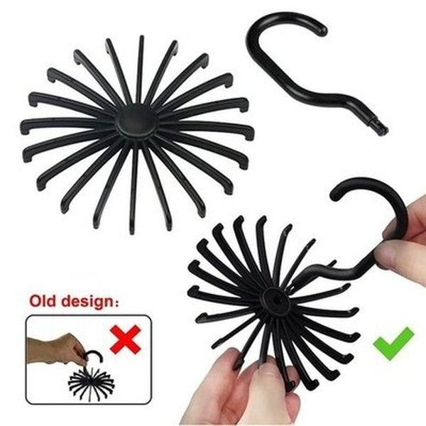 Belt Storage Rack Holder Hangers Round Swivel Hook for Hanging Belts – Dondepiso