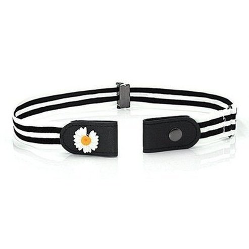 Elastic Flower Belt Belts 85x3cm / 2 Elastic Flower Belt Without Buckle Women Jeans – Dondepiso